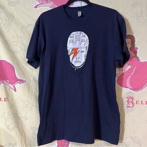American Apparel 24 Hours of Light Cycling Navy Graphic Tee